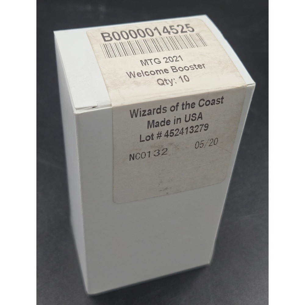 MTG 2021 Welcome Booster Pack Wizards of the Coast Sealed Box Magic Cards